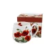 BÖGRE PORCELÁN 430ML CLASSIC POPPIES