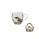 BÖGRE PORCELÁN 460ML PAINTED WOODPECKER