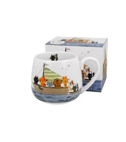 BÖGRE HORDÓ PORCELÁN 430ML 'CATS CREW'