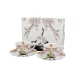 BÖGRE+ALJ 2SZ. PORCELÁN 90ML SAKURA & CRANES