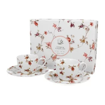 MOKKÁS KÉSZLET 2SZ PORCELÁN SAFA 110 ML