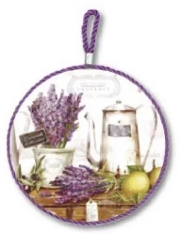 EDÉNYALÁTÉT FALI KER. LEVENDULÁS 16X16CM