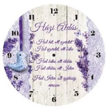 FALI ÓRA LEVENDULÁS "HÁZI ÁLDÁS"