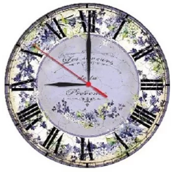 FALI ÓRA LEVENDULÁS 28CM