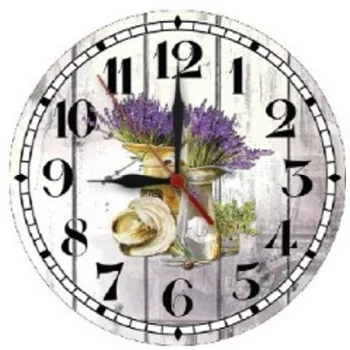 FALI ÓRA LEVENDULÁS 28CM