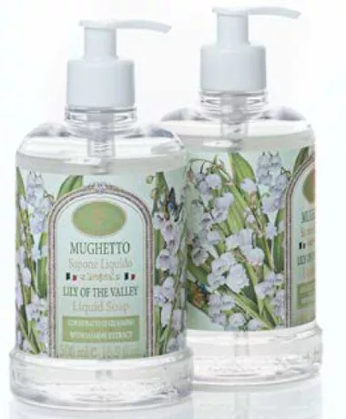 FOLYÉKONY SZAPPAN GYÖNGYVIRÁG  500 ML M:18CM ÁTM:8CM