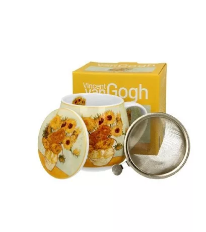 BÖGRE HORDÓS SZŰRŐS 430ML V.V.GOGH NAPRAFORGÓK