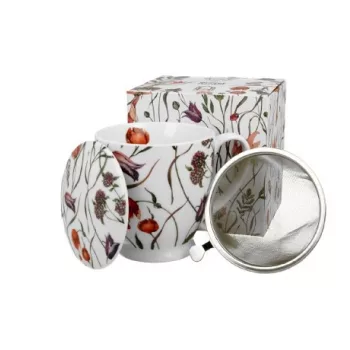 BÖGRE SZŰRŐS PORCELÁN 510ML VIRÁG - MEADOW