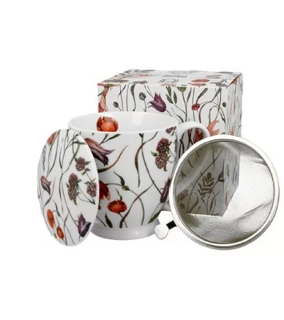BÖGRE SZŰRŐS PORCELÁN 510ML VIRÁG - MEADOW