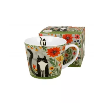 BÖGRE PORCELÁN 600ML MACSKÁS - MEADOW