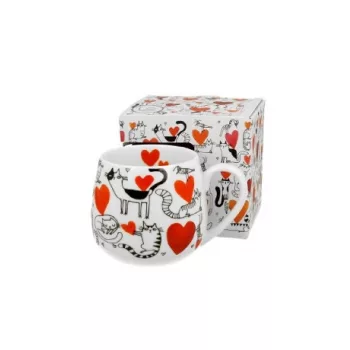 BÖGRE HORDÓS 430ML MACSKÁS - SZÍV