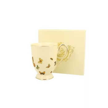 BÖGRE PORC. ECRU BUTTERFLIES 400ML