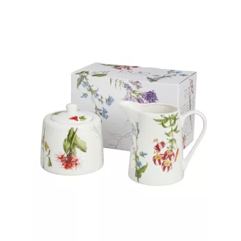   CUKORTARTÓ+TEJKIÖNTŐ SZETT PORC. COLORS OF NATURE 230/280ML