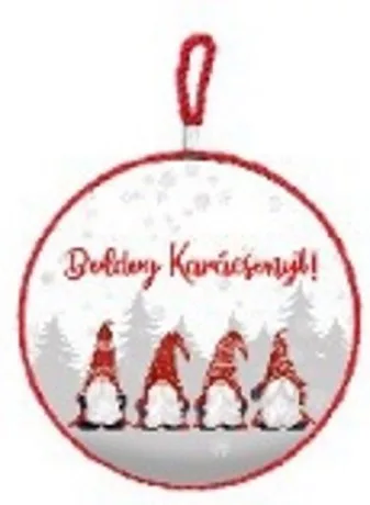 ALÁTÉT KERÁMIA - BOLDOG KARACSONYT 16CM