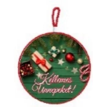 ALÁTÉT KERÁMIA - KELLEMES UNNEPEKET 16CM