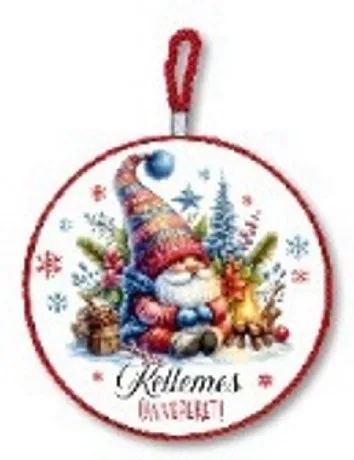 ALÁTÉT KERÁMIA - KELLEMES UNNEPEKET 16CM