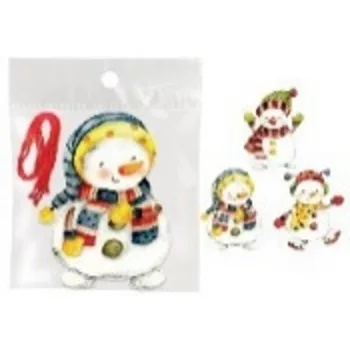 KARÁCSONYI FADÍSZ KÉSZLET - 6 DB - 9 CM