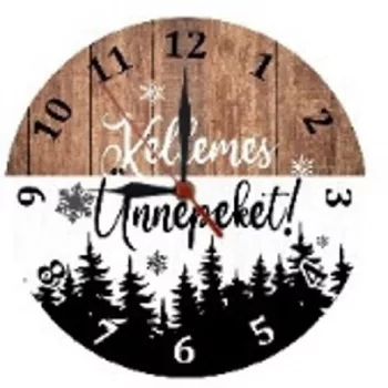 FALIÓRA-KARÁCSONYI DEKORÁCIÓ - KELLEMES UNNEPEKET! 28CM