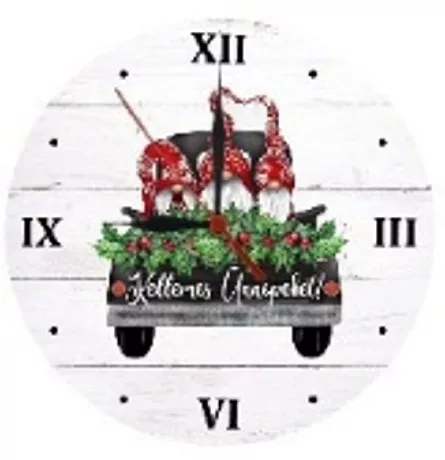 FALIÓRA-KARÁCSONYI DEKORÁCIÓ - KELLEMES UNNEPEKET! 28CM