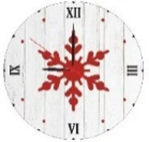 KARÁCSONYI FALIÓRA 28CM