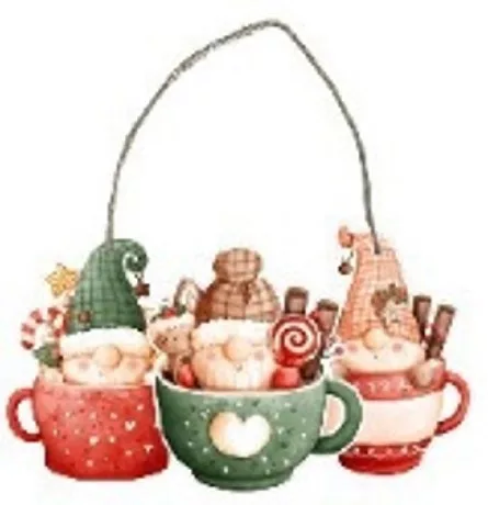 FÜGGŐ DEKORÁCIÓ - KARÁCSONYI DEKORÁCIÓ - 23X13CM