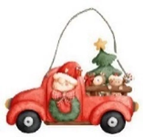 FÜGGŐ DEKORÁCIÓ - KARÁCSONYI DEKORÁCIÓ - 22X13CM