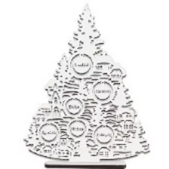 KARÁCSONYI DÍSZ - 22,5X29X5CM - BOLDOG KARACSONYT