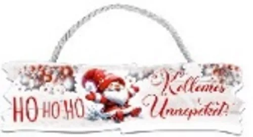 TÁBLA FA - 35X10CM - KELLEMES UNNEPEKET