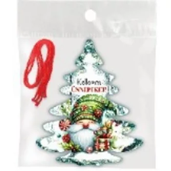FA KARÁCSONYFA DÍSZ - 3DB - 9X11CM - KELLEMES UNNEPEKET