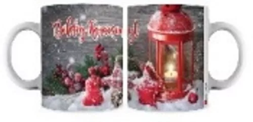 DÍSZÍTETT BÖGRE - BOLDOG KARACSONYT 350ML