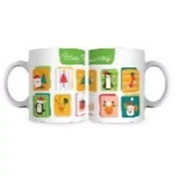 DÍSZÍTETT BÖGRE - BOLDOG KARACSONYT 350ML