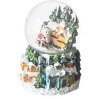 KARÁCSONYI HÓGÖMB 4,5X6X4,5CM