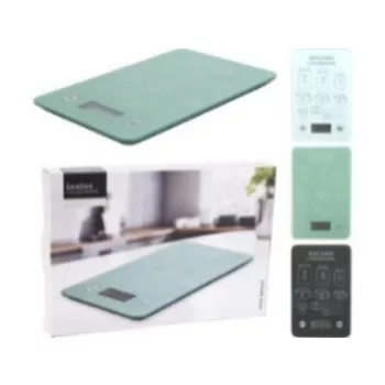 MÉRLEG KONYHAI ÜVEG 21,5X15CM MAX. 5KG 4F. SZÍN