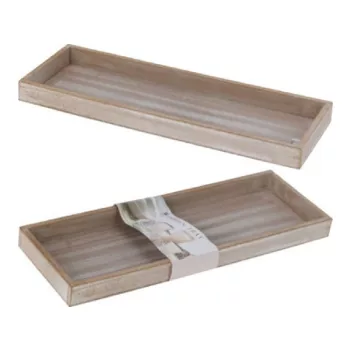 TÁLCA FA 40X14X3,2CM SZÜRKÉS