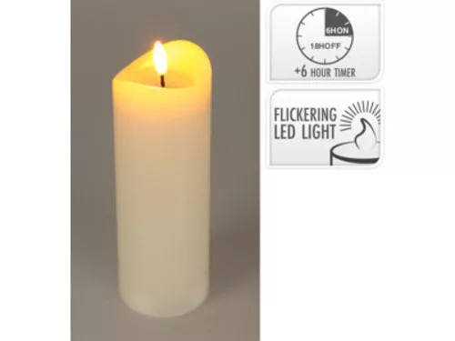 LED GYERTYA 7X7X15CM