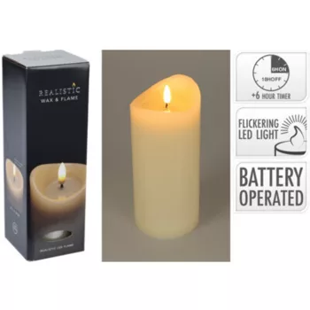 LED GYERTYA 7X7X20CM