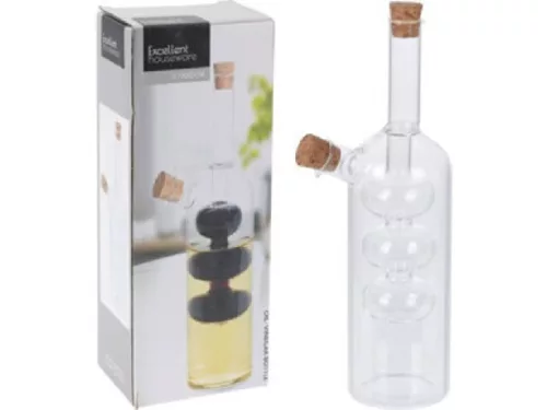 OLAJOS ÉS ECETES PALACK ÜVEG 2 DUGÓVAL 75ML 5,7X22CM