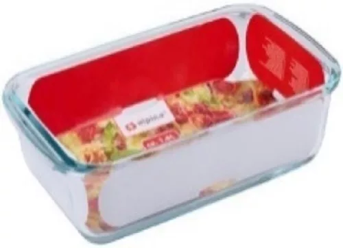 SÜTŐTÁL BORSZILIKÁT ÜVEG 1,6L 29,5X17,5X5CM ALPINA