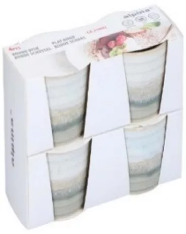 SÜTŐEDÉNY HŐÁLLÓ SZETT 4DB 10,2X10,2X6CM ALPINA