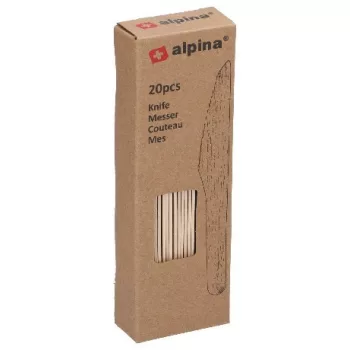 KÉS KÉSZLET 20DB 16,5X2,1X0,1CM 50GR ALPINA