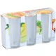 ÜVEGPOHÁR 300ML 3DB D6,5 X13,5CM ALPINA