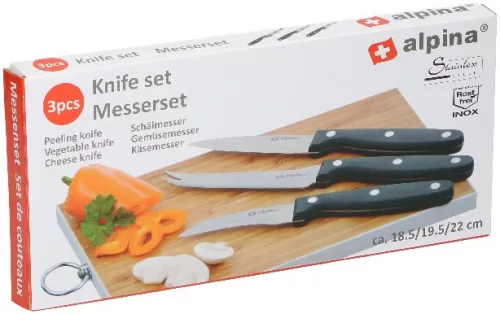 KÉS SZETT 3DB 18,5/19,5/22CM ALPINA