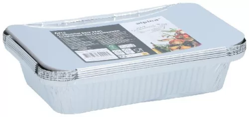GRILL CSEPEGTETŐ EDÉNY ALUMINIUM 6 DB-OS4,5X17X21CM ALPINA
