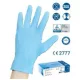 EGYSZER HASZNÁLATOS NITRIL KESZTYŰ(LATEX-ÉS PÚDERMENTES) 100DB/DB MÉRET: XL 3.5G