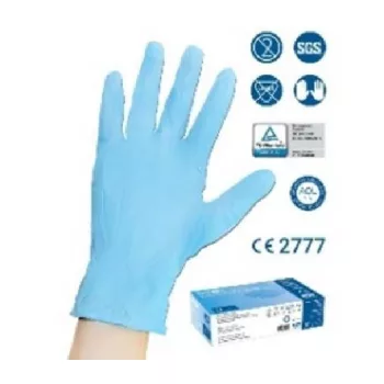   EGYSZER HASZNÁLATOS NITRIL KESZTYŰ(LATEX-ÉS PÚDERMENTES) 100DB/DB MÉRET: XS 3.5G