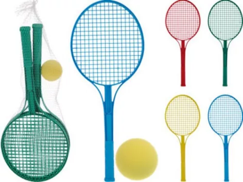 TENISZÜTŐ + LABDA 52CM TÖBB FÉLE SZÍN