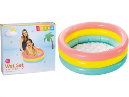 GYEREKMEDENCE SZÍNES 61X22CM 28L