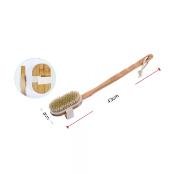 HÁTMOSÓ KEFE FA NYELŰ 43X8CM