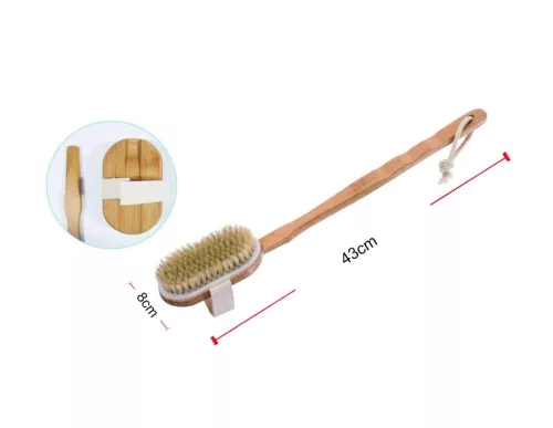 HÁTMOSÓ KEFE FA NYELŰ 43X8CM