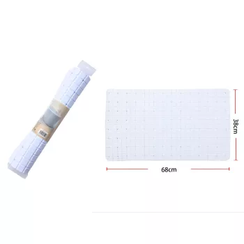 SZŐNYEG PVC CSÚSZÁSGÁTLÓS 38X68CM, FEHÉR